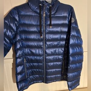 Calvin Klein Blue Lightweight Puffer Jacket